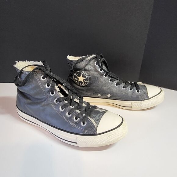 Converse Men's Leather Sneakers  - Picture 2 of 11